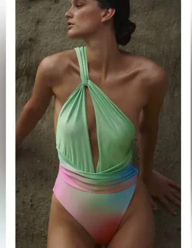 NWT BAOBAB Oriana One Piece in candy swirl Size XS
