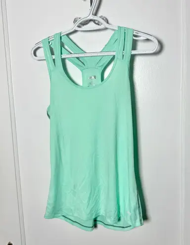 Avia Athletic Tank Top Racerback Light Green Running Yoga Activewear Women's S