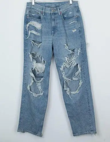 American Eagle  Boyfriend 90s Boyfriend Distressed Denim Jeans Size 6R