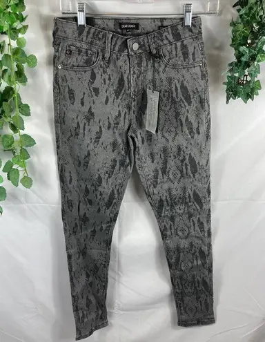 Dear John NWT  Snake Gisele Skinny Jeans High Rise