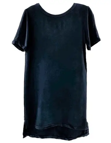 Stella McCartney Navy Blue Crepe Short Sleeve Shift Dress Size Small