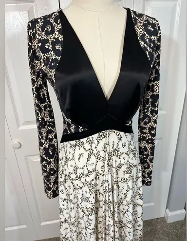 Roberto Cavalli Retro Leopard Jersey Dress