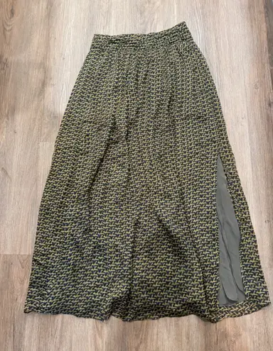 Zadig & Voltaire Zadig Voltaire Jade Mousseline ZV Lurex Maxi Skirt Size 36