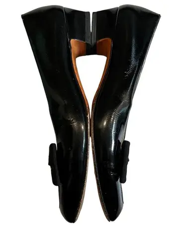 Salvatore Ferragamo for Saks Fifth Avenue Patent Princess Heel Pumps, Sz 8AAA