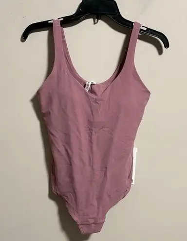 Lululemon NWT  Align Bodysuit Velvet Dust Pink- Size 12