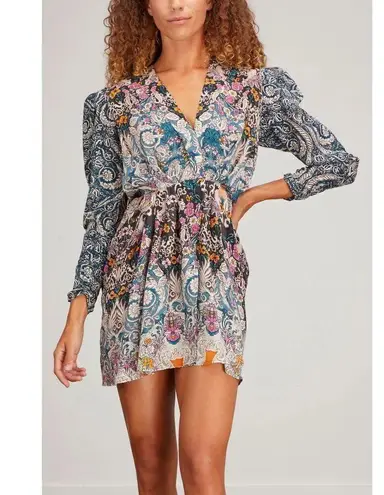 Maria Cher NWT Besalu Rosario Short Dress Size Small Blue