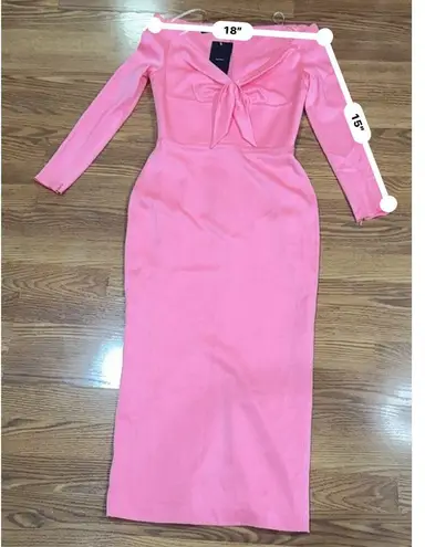 ALEX PERRY Peyton Pink bodycon off