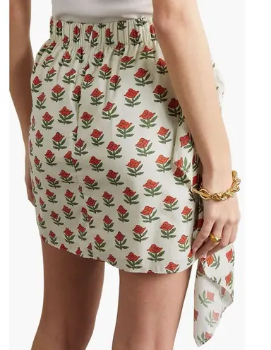 RHODE Hannah Draped Ruched Floral Cotton