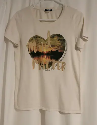 Venus Graphic Heart Sunset T Shirt Medium small