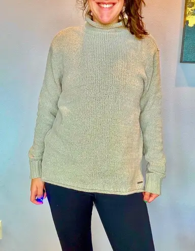 Abercrombie & Fitch  Soft Sage Green Knit Sweater | oversized | EUC | XL - Image 1