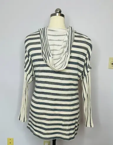 Soft Surroundings Marlow Stripe Hoodie M