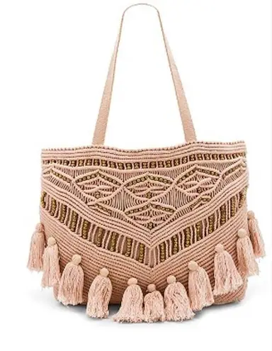 Cleobella Swoon Tote Bag in Blush