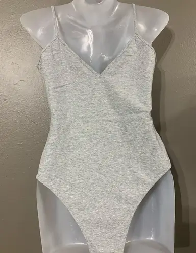 Ambiance Womens Grey Bodysuit