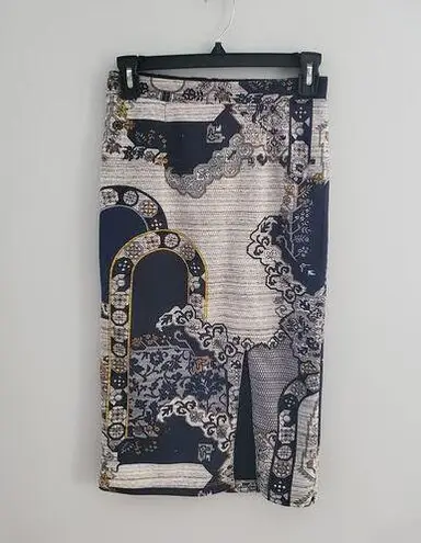 HD in Paris Anthropologie Pull-Up Pencil Straight Skirt Size XS