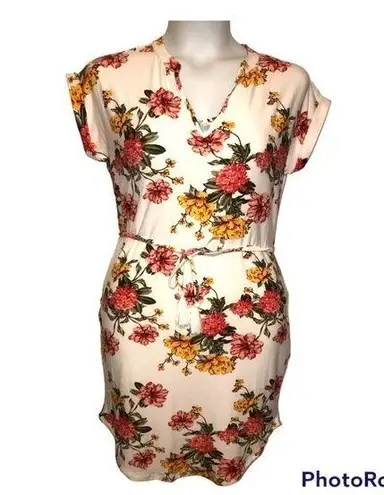 Bobbie & Brooks Bobbie Brooks Sz S Crochet Back Ivory Floral Dress NEW NWT