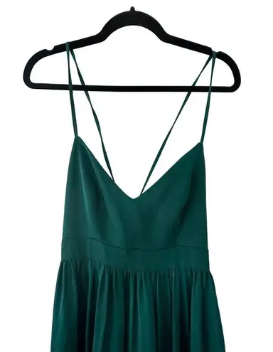 J.Crew  Deep Green Bridesmaid Maxi Gown Size 4