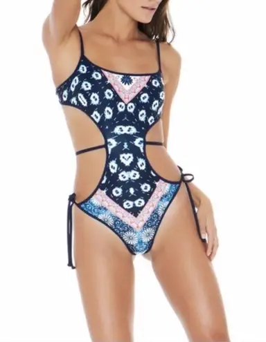 l*space NWT L* Ludlow One Piece Swimsuit Blue SZ-8