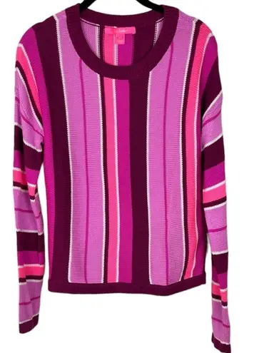 Lilly Pulitzer Bordeaux Berry Daryn Sweater Island
Jungle Stripe S Pink Purple