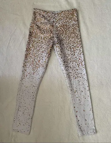 Zyia White Stay Gold Light N Tight Hi Rise Leggings 4