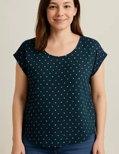 Paper Moon Green Pink Purple Design Medium