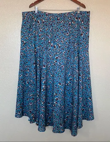 Code x Mode Floral Bias High/Low Midi Skirt 3X NWOT