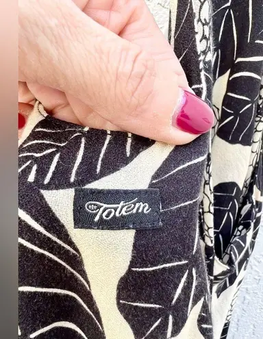 Totem cami top black beige size 3