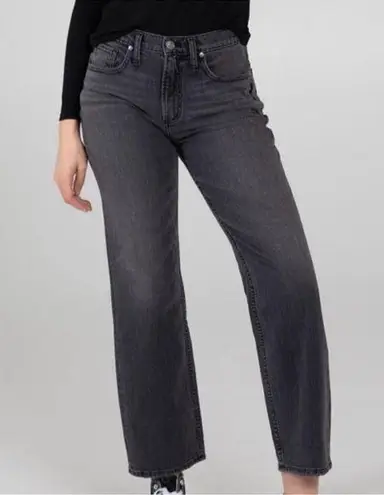 Silver Jeans Women’s Co. High Rise Frisco Straight Jeans Faded Black Size 29