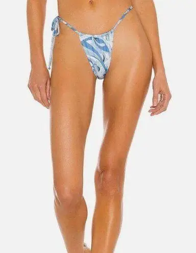 Monica Hansen Beachwear Bikini Bottoms groovy brazilian thong womens Blue xsmall Size XS