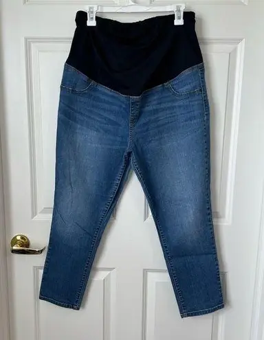 Isabel Maternity Plus size Skinny Crop Jeans size 16