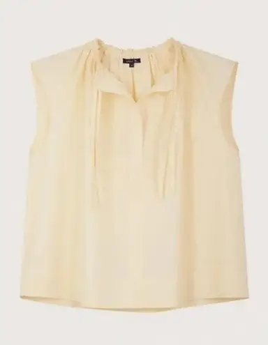 Soeur Tanger Poplin Shirt in Creme Size FR 38 Retail $185 Yellow Size M