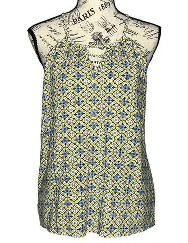 Mix by 41Hawthorn SMALL Elaria Keyhole Knit Top Stitch Fix Front Back Peek Tank Yellow