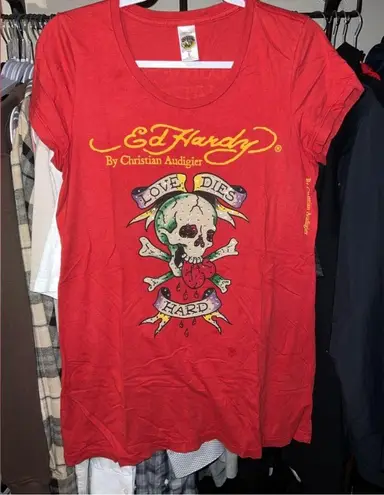 Ed Hardy Vintage  Love Dies Hard Tee