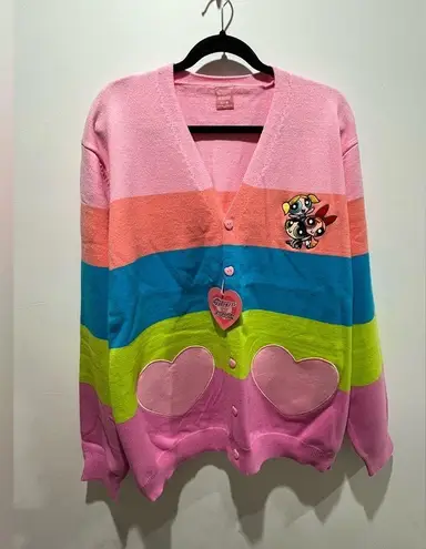 Cakeworthy x Cartoon Network The Powerpuff Girls Pastel Oversized Cardigan - Image 2