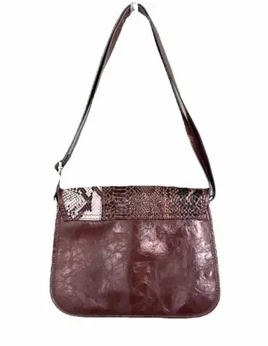 Cosmopolitan Y2K Faux Snakeskin Envelope Bag Clutch Purse Shoulderbag Handbag