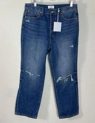 Pistola Charlie High Rise Classic Straight Ankle Aurora Distressed Size 30 NWT