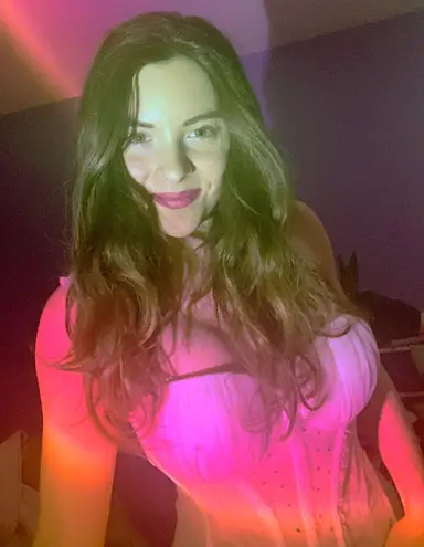 White Rhinestone Bustier Size L