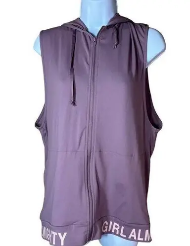 Fabletics  light purple zip up vest size small