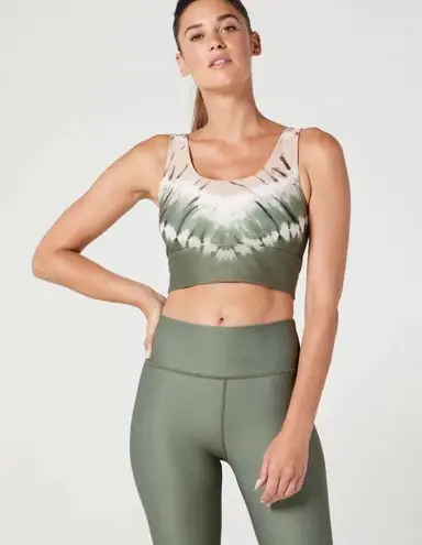 WEAR IT TO HEART green tie dye bra + legging coord set