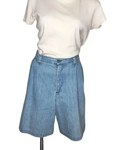 Ralph Lauren  Jean Shorts Denim Mom Style Light Wash Size 12 Vintage High Rise