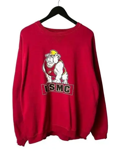 Gear for Sports Vintage 90s USMC Bulldog Sweatshirt S Unisex Fit