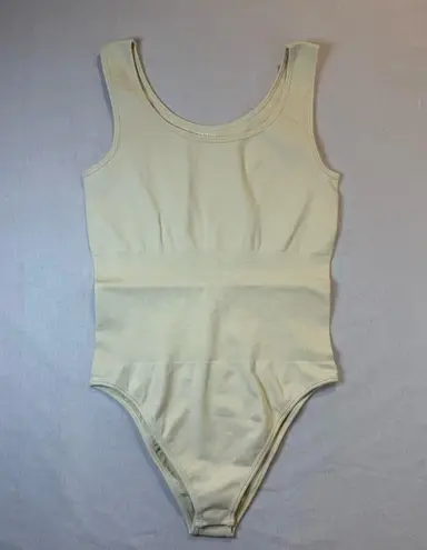 Shapewear Bodysuit Sleeveless Cream Women’s size large