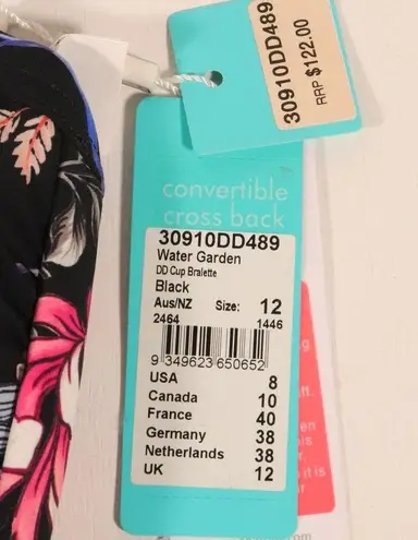 Seafolly NWT Water Garden DD Cup Bralette