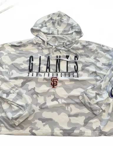San Francisco Giants Cloud Gray Camouflage Hoodie Sweatshirt XL