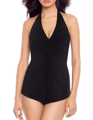 One Piece Magicsuit Theresa BLACK Swim Romper, Size 10 New w/Tag $156