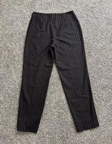 Piazza Sempione brown pinstripe wool/silk blend dress pants size 42