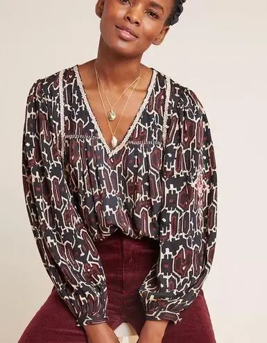 Maeve Veda Embroidered Blouse