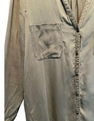 Holding Horses Anthropologie Sage Long Sleeve Button Front Shirt Large