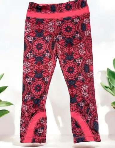 Lululemon  Run Inspire Crop II Full-On Luxtreme Prisma Multi Guava Lava Boom 4 thumbnail 1