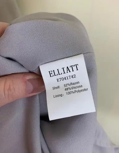 Elliatt Size XS Taupe Elation Ruffle Midi Dress