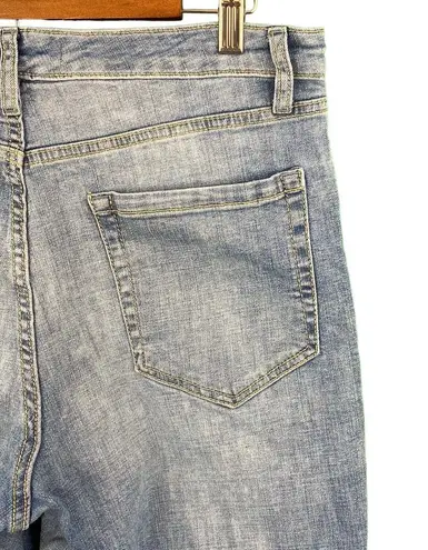 Ella Moss High Waist Straight Leg Ankle Jeans